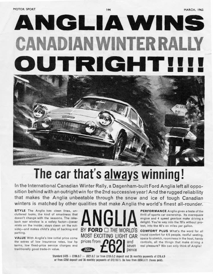 Ford Anglia - Canadian Winner
