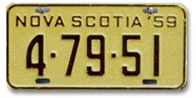 1959 Plate
