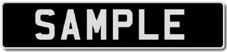 UK Number Plate