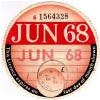 1968 Tax Disc