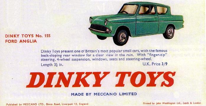 dinky Advert