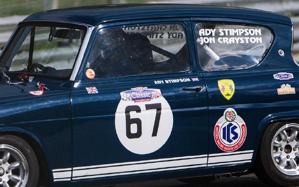 Ford Anglia - Brands Hatch 2012