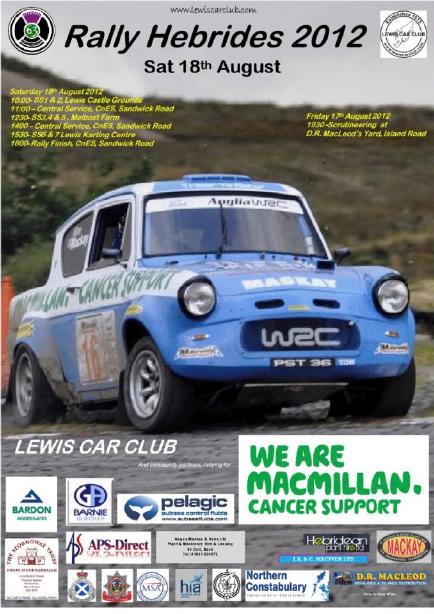 Ford Anglia - 2012 Hebrides Rally