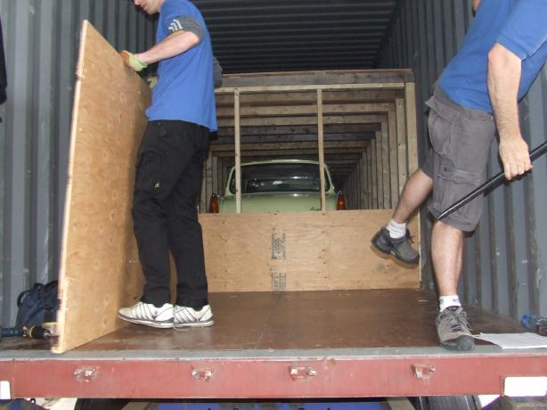 Container Truck arriving