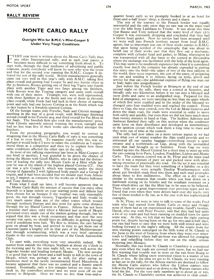 1965 Report Page 1