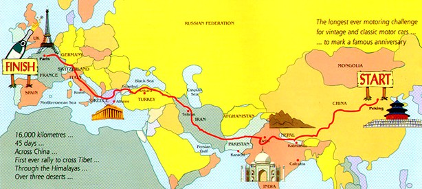 Ford Anglia - Peking to Paris