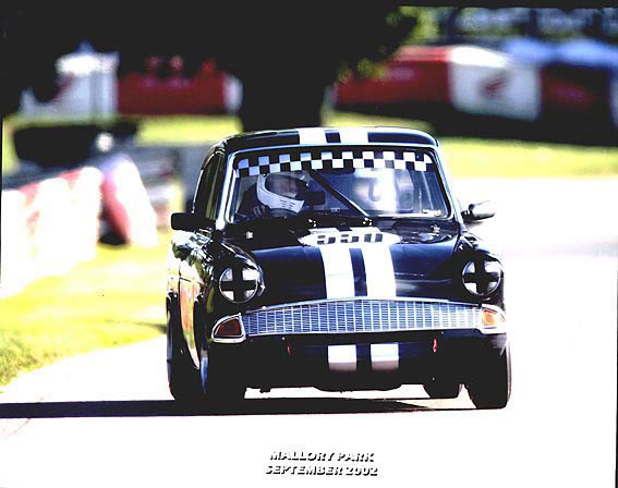 Steve Read - Ford Anglia - Mallory Park