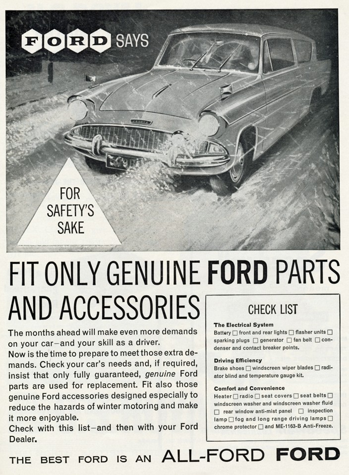 Ford Anglia - Genuine Ford Parts