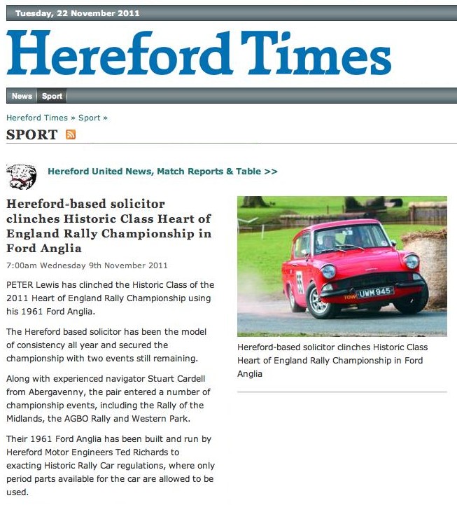Anglia Rally