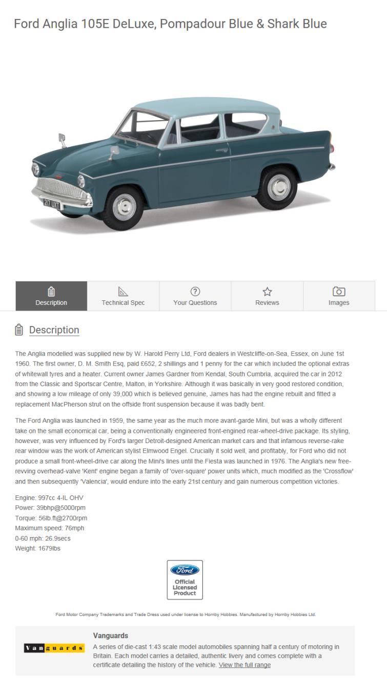Corgi Web site