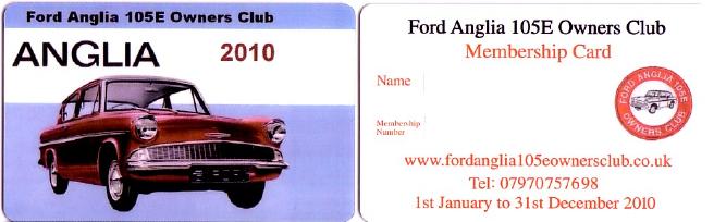 2010 Membership Card