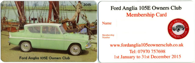 2015 Membership Card