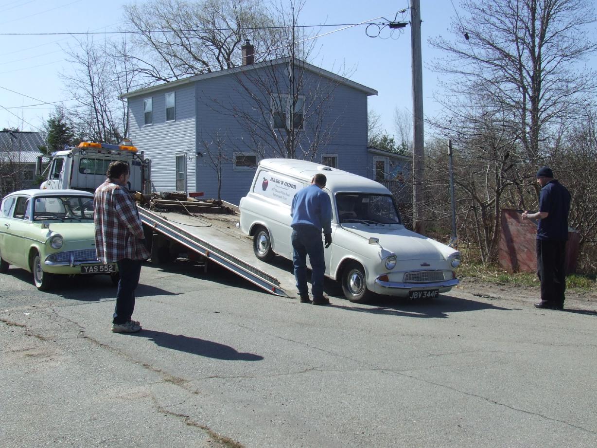 Car Transporter Arrives