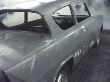 Anglia in Garage